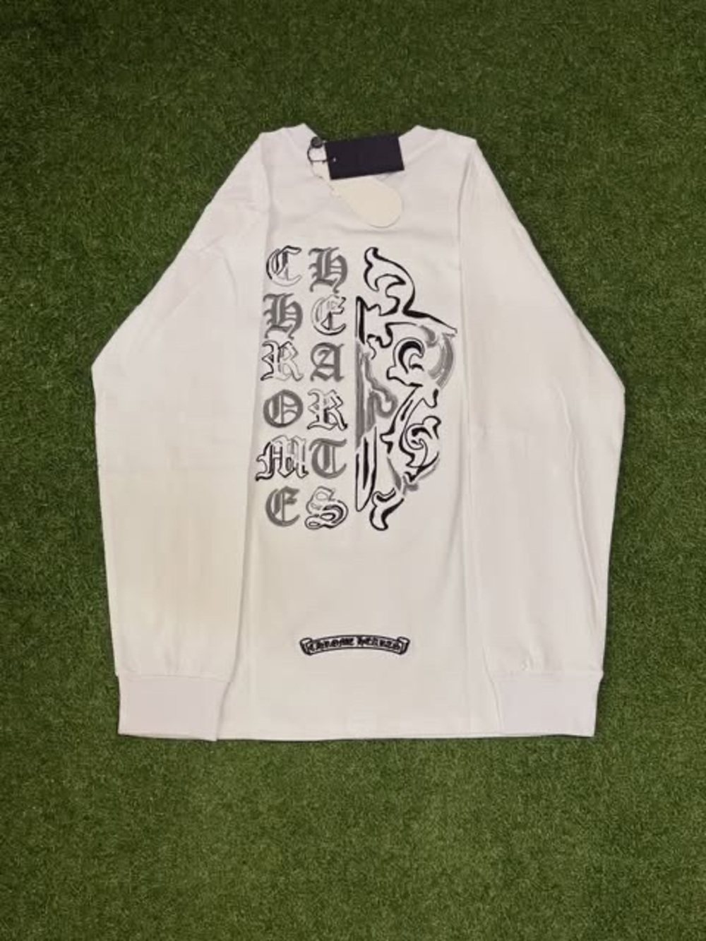 White Patch Chrome Long Sleeve